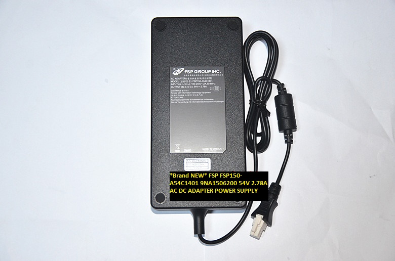 *Brand NEW* FSP FSP150-A54C1401 9NA1506200 54V 2.78A AC DC ADAPTER POWER SUPPLY - Click Image to Close